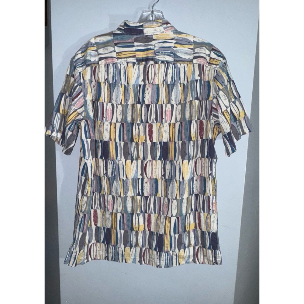 Tori Richard Board room short sleeve Hawaiian surfboards button up medium - Picture 4 of 7